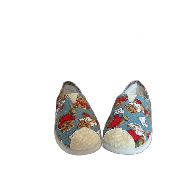 Christmas Bear Canvas shoes by Moequi Size 8 Brand New slip on size 8 sh… - Picture 7 of 12